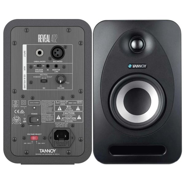 Tannoy Reveal 402 Powered Studio Monitors (Pair)