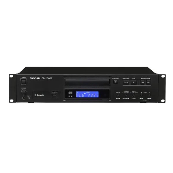 Tascam CD 200 BT Professional CD Player with Bluetooth Receiver