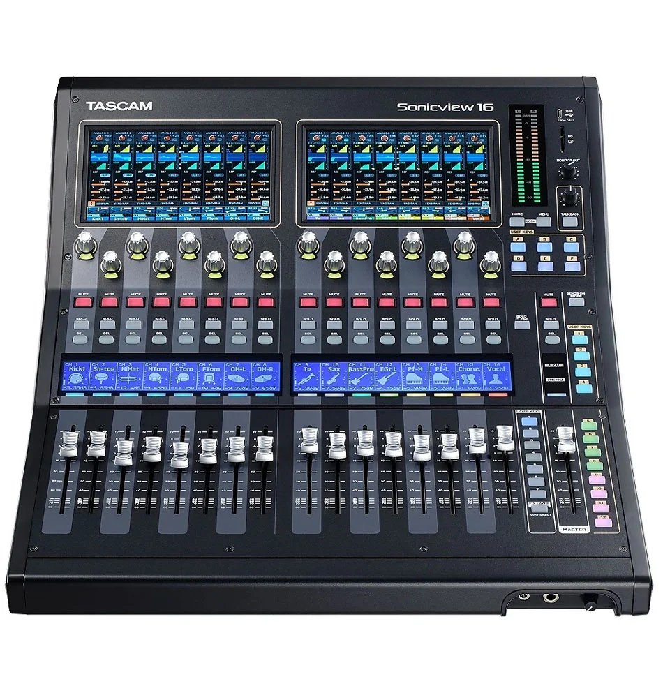 Tascam Sonicview 16 Channel Digital Mixing Console and Multitrack Recorder