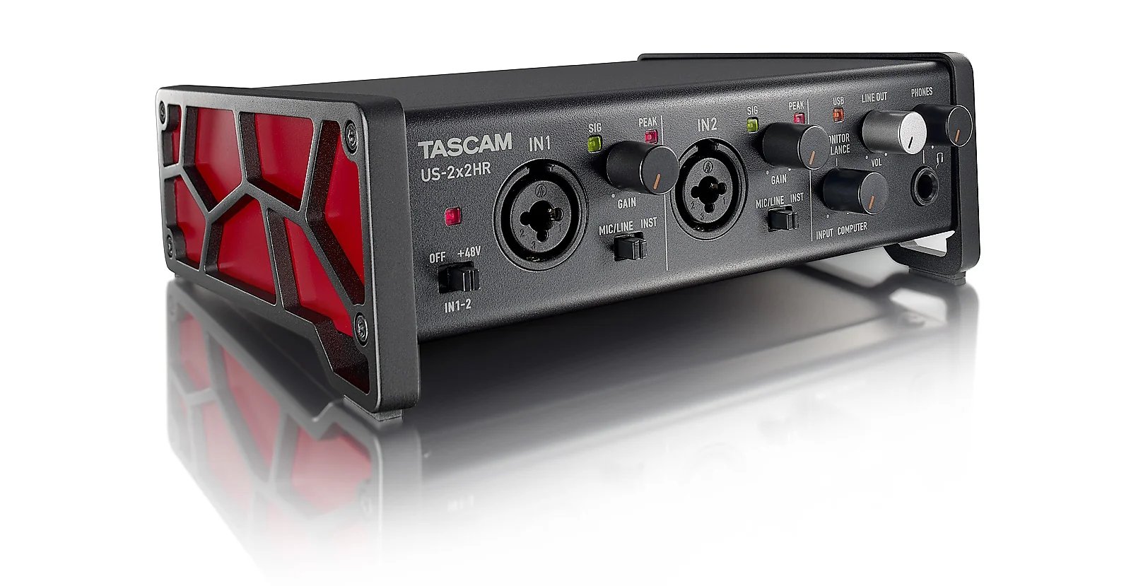 Tascam US-2x2-HR High-Resolution USB Audio Interface
