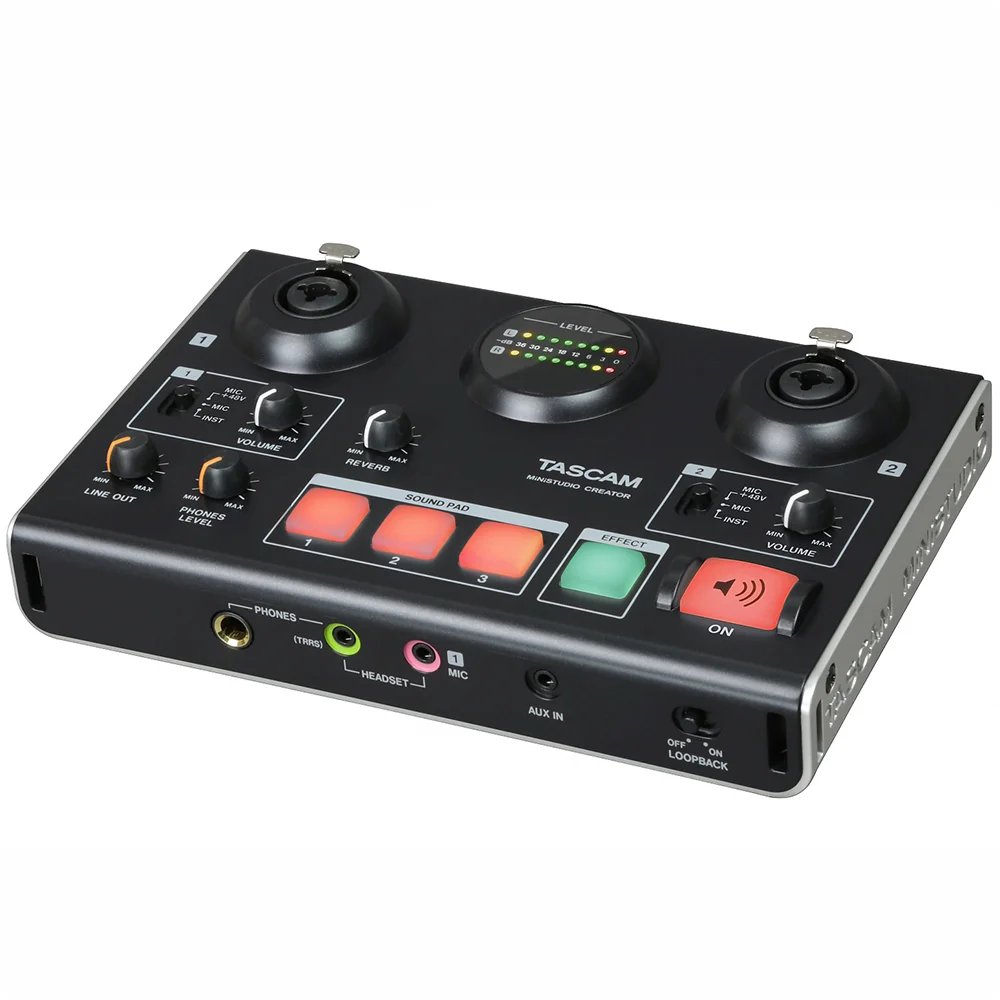 Tascam US-42B MiniStudio Creator Audio Interface for Personal Broadcasting 