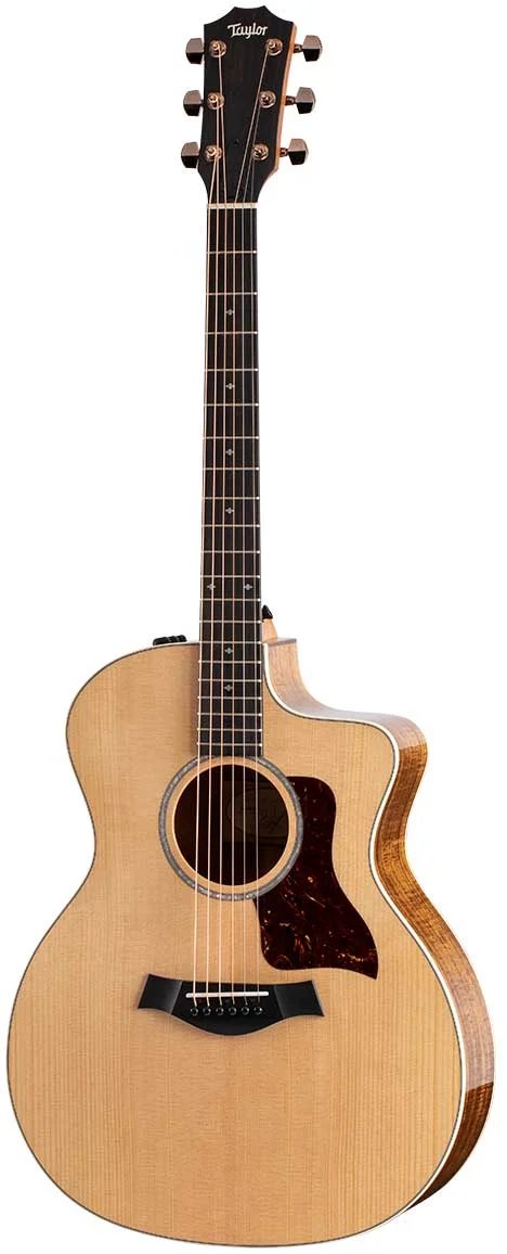 Taylor 214CE Koa Deluxe Grand Auditorium Acoustic Electric Guitar w/ Case