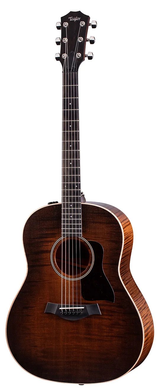 Taylor American Dream AD27e Flametop Grand Pacific Maple Acoustic Guitar with AeroCase, Natural