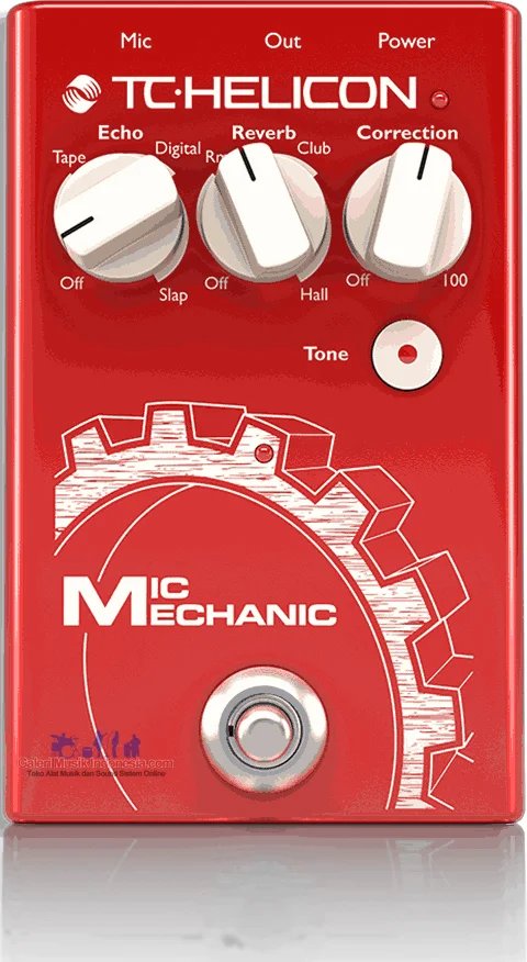 TC Helicon Mic Mechanic 2 Echo, Reverb and Pitch Correction Pedal