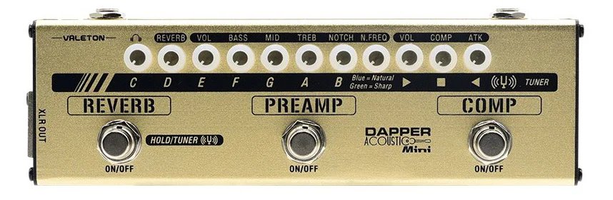 Valeton Dapper Acoustic Mini Effects Strip MES-4 