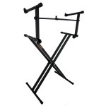 products vesacom ks22 double keyboard stand 8206