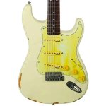 products vintage icon v6 thomas blug signature electric guitar distressed vintage white v6mrtbg 7762