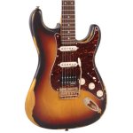 products vintage v6 hss icon electric guitar distressed tobacco sunburst 7759