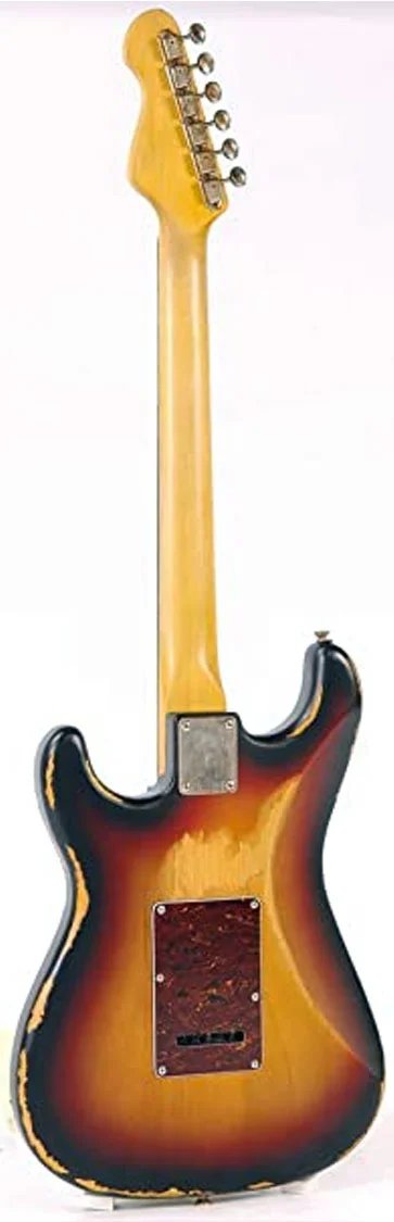 products vintage v6 hss icon electric guitar distressed tobacco sunburst a114345