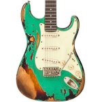 products vintage v6pu2980 v6 proshop unique electric guitar ventura green tobacco burst 7760