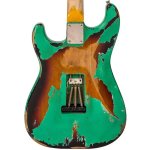 products vintage v6pu2980 v6 proshop unique electric guitar ventura green tobacco burst a114349