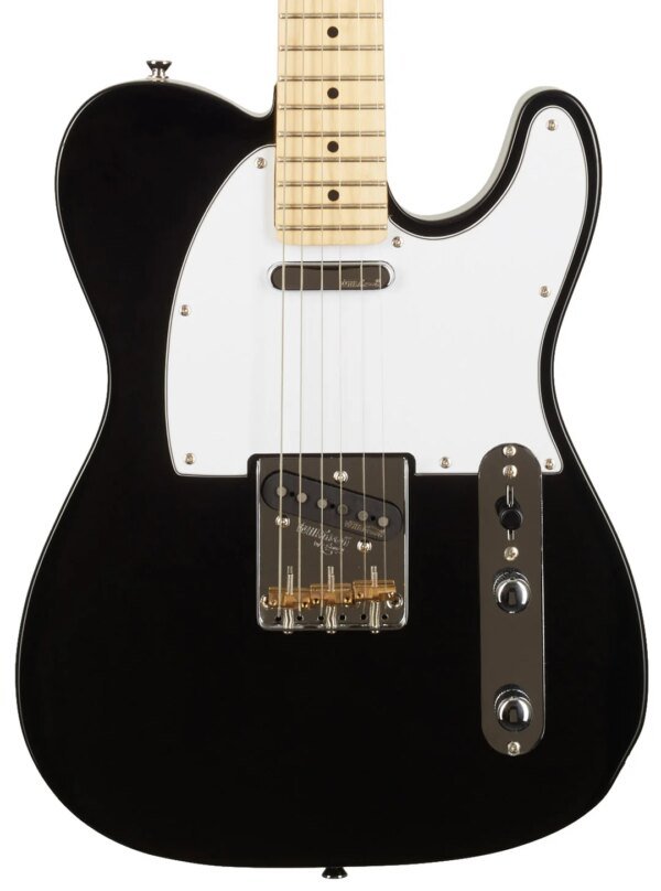 Vintage V75BK ReIssued Electric Guitar, Gloss Black