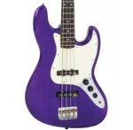 Vintage VJ74PL Purple Electric Bass