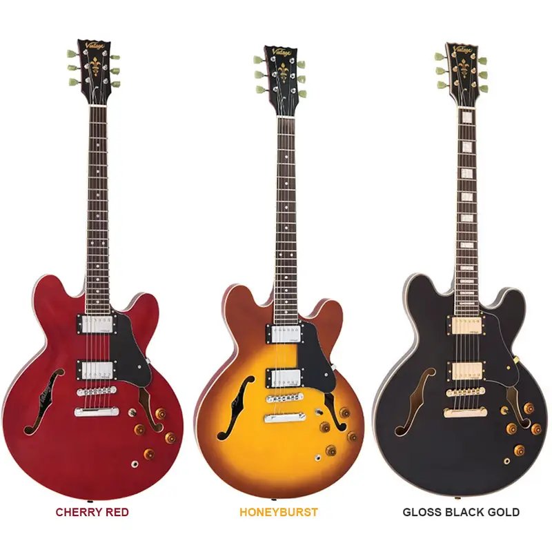 Vintage VSA500 ReIssued Semi Acoustic Guitar