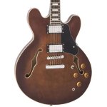 products vintage vsa500w reissued semi acoustic guitar natural walnut 7763