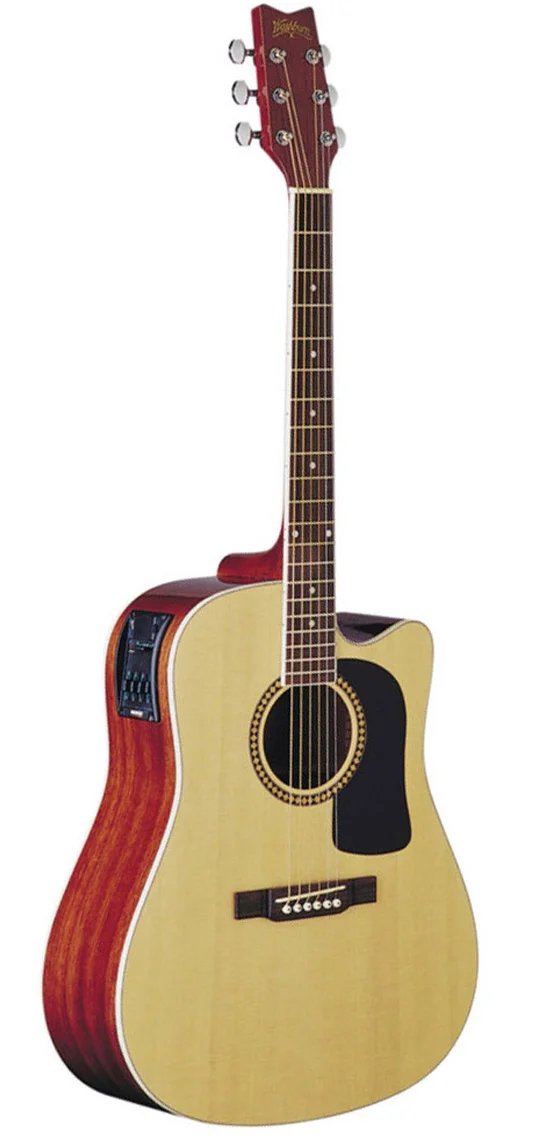 Washburn D10SCE Cutaway Dreadnought Acoustic-Electric Guitar