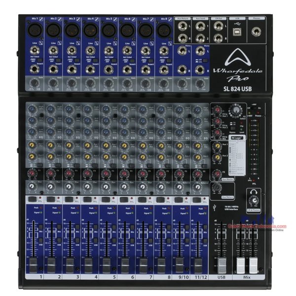 products wharfedale pro sl824usb 8 channel studio live usb mixing desk 5636