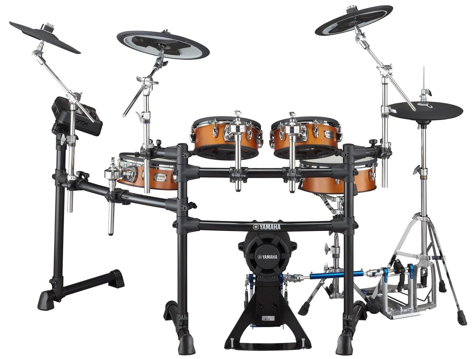 Yamaha DTX8 KMRW Electronic Drum Set, Mesh, Real Wood
