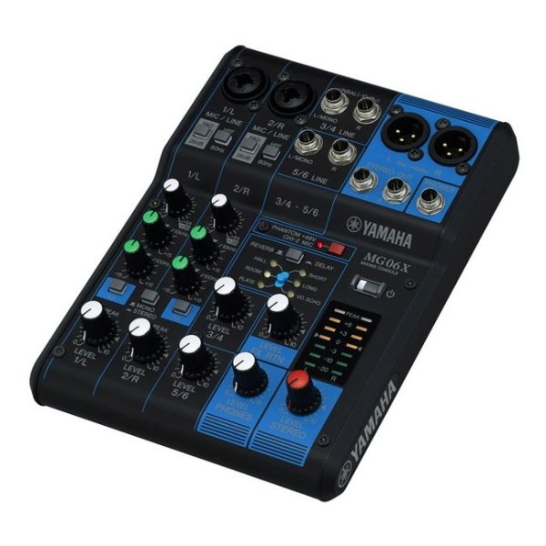 Yamaha MG06X 6 Channel Mixer with Effects