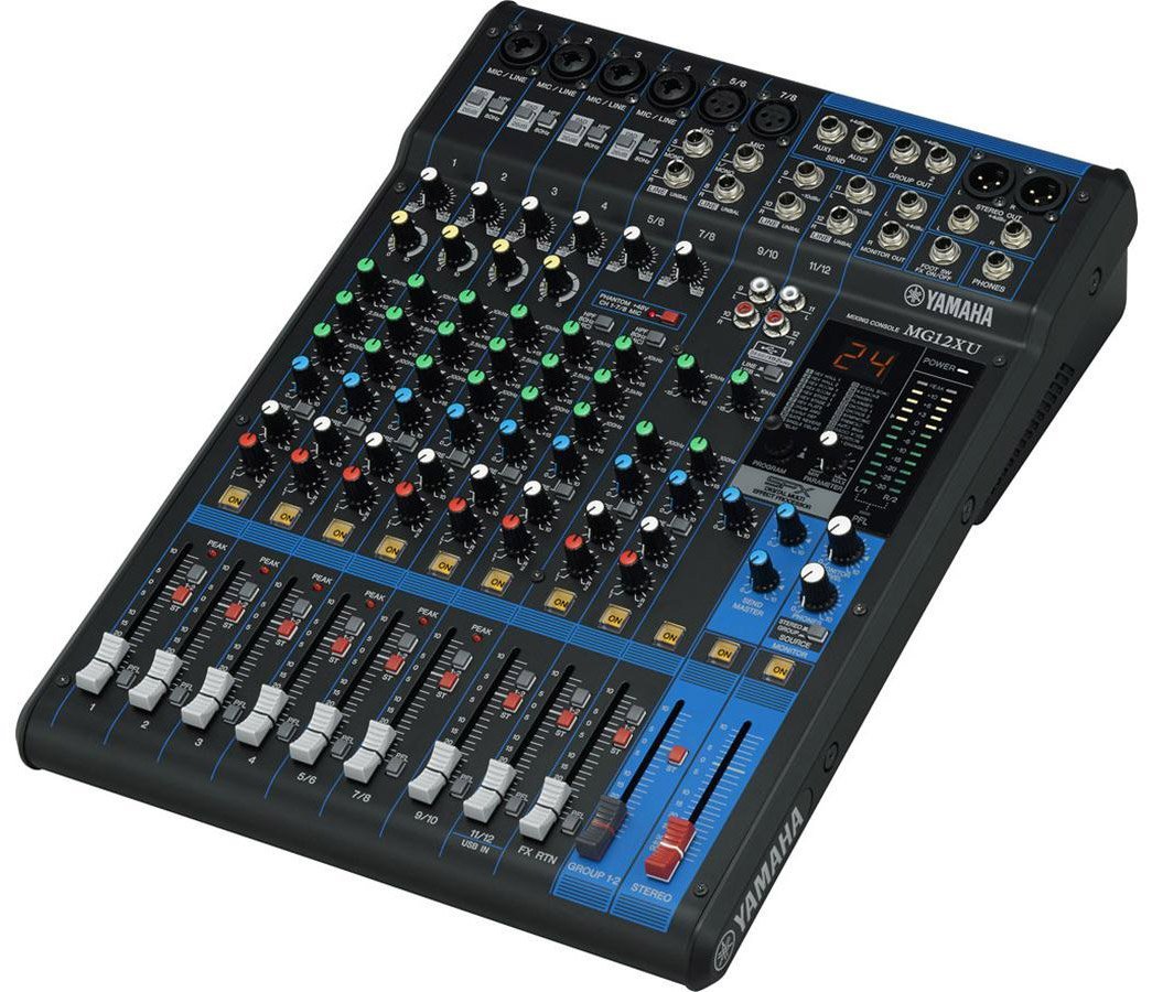 Yamaha MG12XU 12 Channel Mixer with Effects 