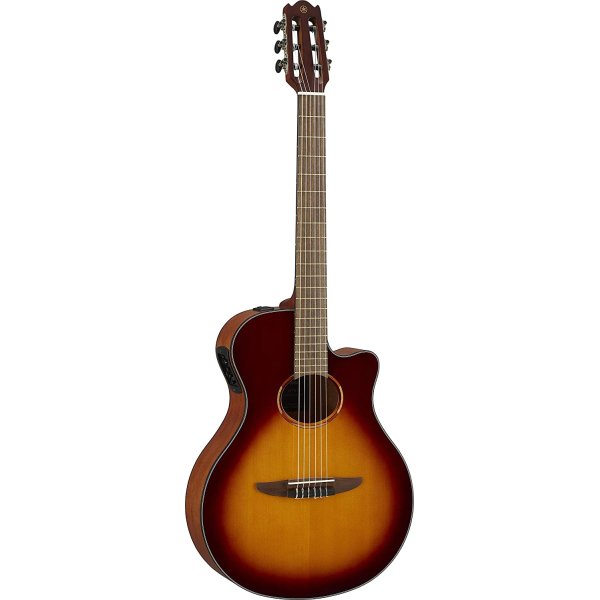 Yamaha NTX1 BS Acoustic Electric Nylon String Guitar, Brown Sunburst