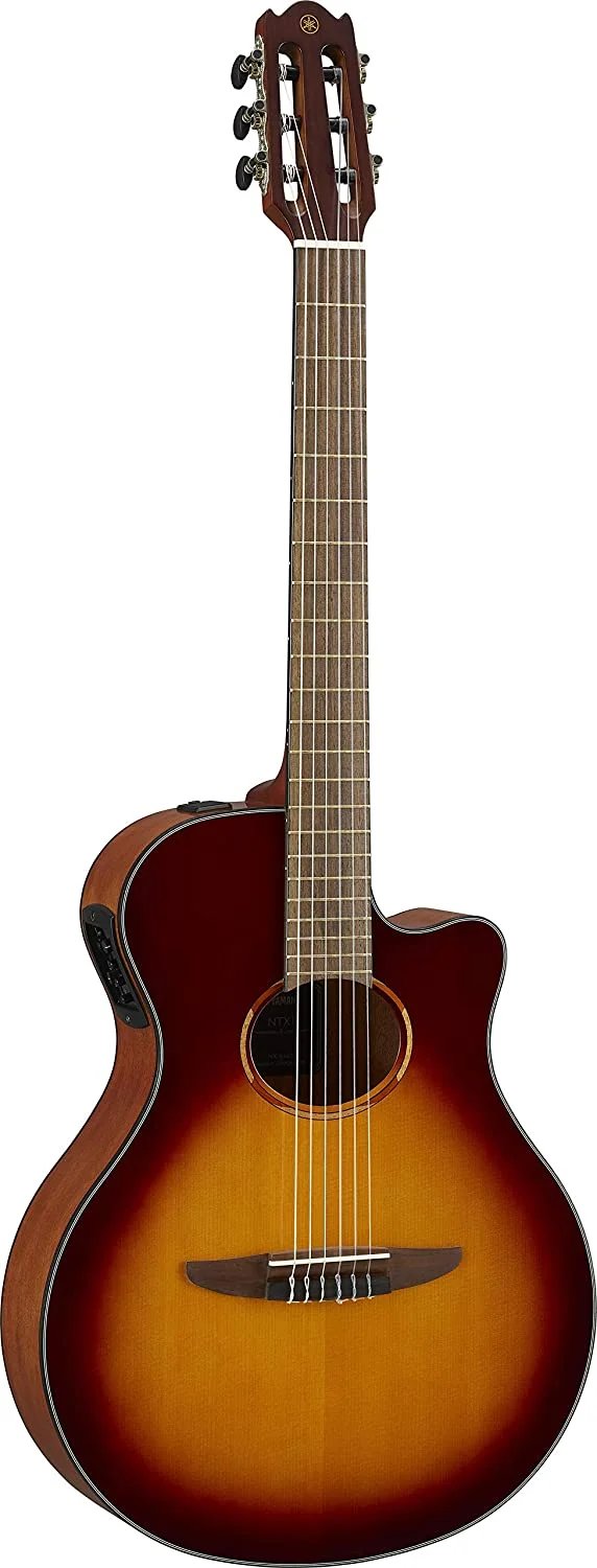 Yamaha NTX1 BS Acoustic Electric Nylon String Guitar, Brown Sunburst