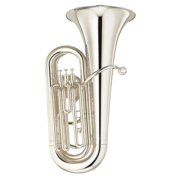 Yamaha YBB 105S Bb Tuba 3 Valves Silver Plated