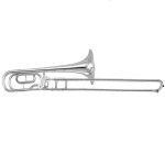 products yamaha ybl 421gs bass trombone silver plated 9270