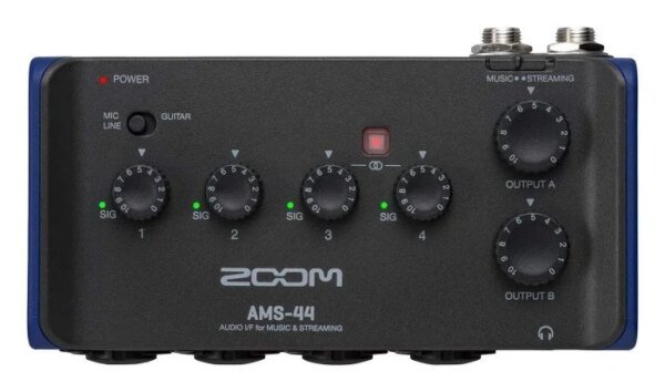 Zoom AMS 44 Audio Interface for Music & Streaming
