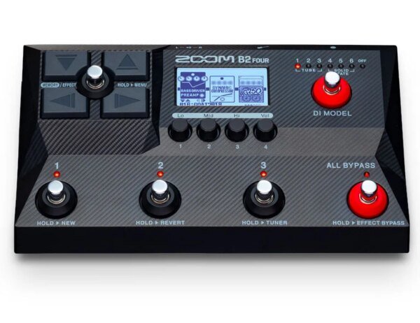 Zoom B2 Four Bass Multieffect Processor
