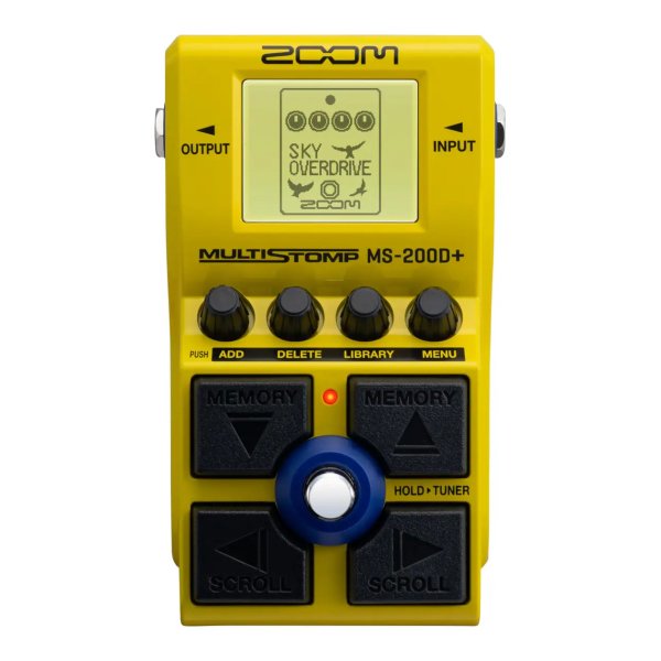 Zoom MS 200D+ MultiStomp Overdrive and Distortion Pedal