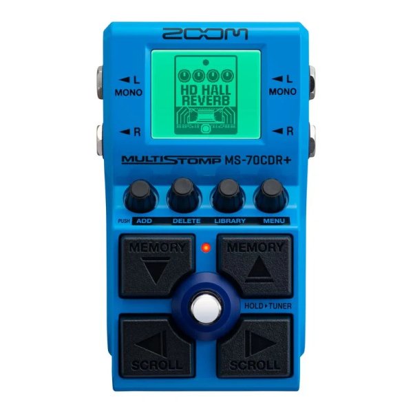 Zoom MS 70CDR+ MultiStomp Chorus, Delay, Reverb Pedal