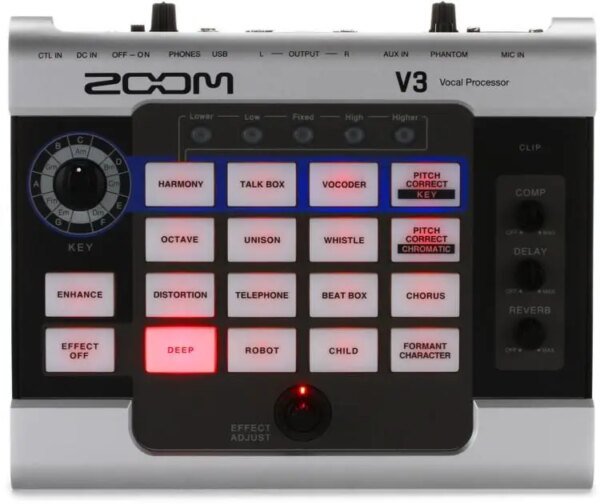 Zoom V3 Multi effects Vocal Processor